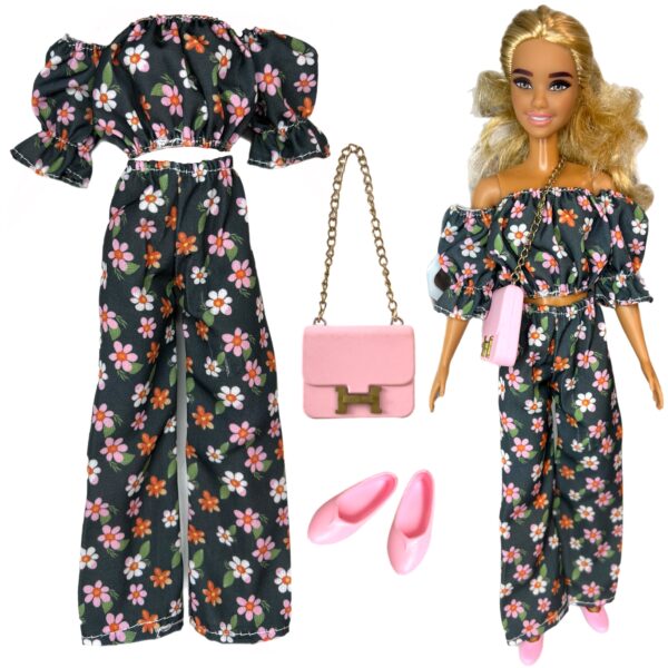 Eledoll Fashion Pack Clothes Set for 12 inch Doll EXOTIC BEAUTY 3 Outfits - Image 2