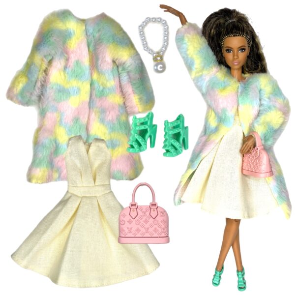 Eledoll Clothes Fashion Pack for 12 inch Fashion Doll PERFECT PASTELS Set D2