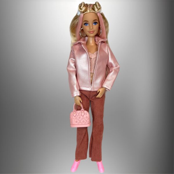 Eledoll Clothes Fashion Pack for 12 inch Fashion Doll Rose Gold Pink Set Rosalyn - Image 2