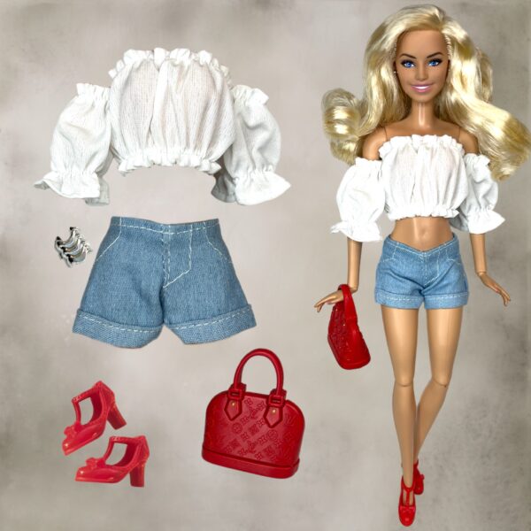 Eledoll Clothes Fashion Pack for 12 inch Fashion Doll SWEETHEART Set MS1