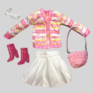 Eledoll Clothes Fashion Pack for 12 inch Doll ALPINE SWEETHEART Set