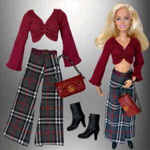 Eledoll Clothes Fashion Pack for 12 inch Doll MADISON AVENUE